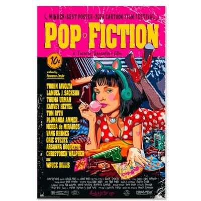 Grupo Erik Poster Pop Fiction 61x91,5cm - Poster Grupo Erik Poster Pop Fiction 61x91,5cm - Poster