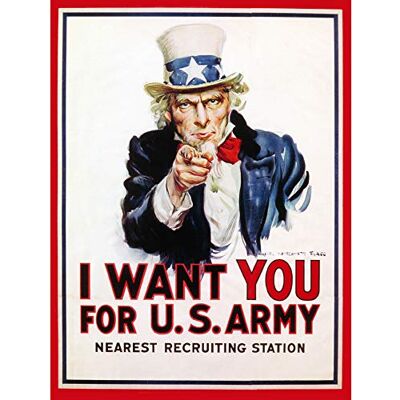 Wee Blue Coo Bumblebeaver WAR Propaganda Uncle SAM I Want You Iconic USA vintage affisch konst tryck krig farbror USA USA årgång konsttryck Wee Blue Coo Bumblebeaver WAR Propaganda Uncle SAM I Want You Iconic USA vintage affisch konst tryck krig farbror USA USA årgång konsttryck