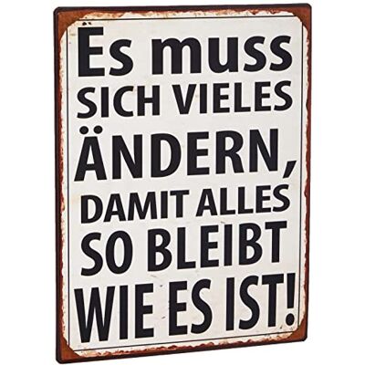 Lafinesse Skylt Es muss sich vieles ändern... Lafinesse Skylt Es muss sich vieles ändern...