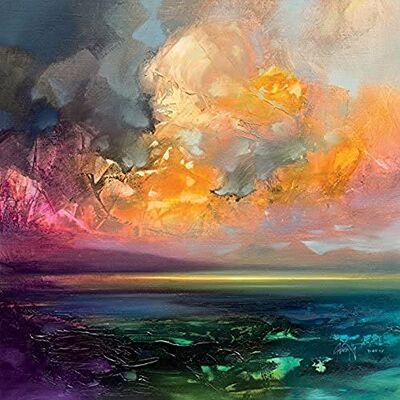 Scott Leinwanddruck - Isle of Jura Emerges - 40x40 cm Scott Leinwanddruck - Isle of Jura Emerges - 40x40 cm