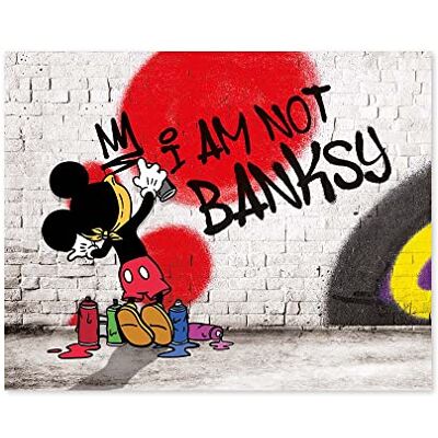 Declea Modern målning Glamourtryck Jag är inte Banksy Modern heminredning ram för vardagsrum heminredning Declea Modern målning Glamourtryck Jag är inte Banksy Modern heminredning ram för vardagsrum heminredning