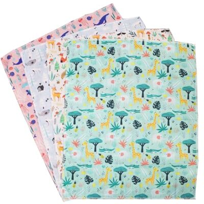Sodertex kuponger bomull ANIMAUX-100% bomull-45, 4 st blandade tryck, Ecru, 45,5 x 55 cm Sodertex kuponger bomull ANIMAUX-100% bomull-45, 4 st blandade tryck, Ecru, 45,5 x 55 cm