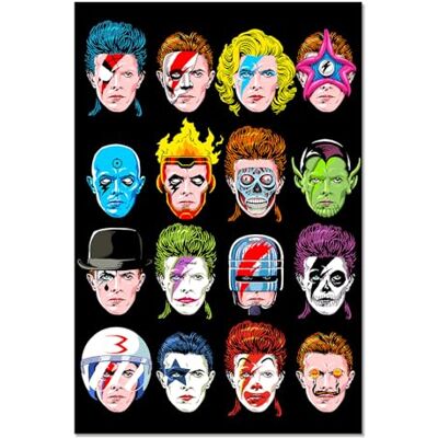 Grupo Erik Poster Butcher Billy - Surrealistisk David Bowie-affisch Grupo Erik Poster Butcher Billy - Surrealistisk David Bowie-affisch