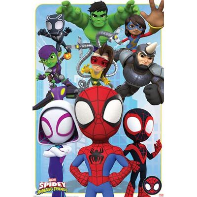 empireposter Spidey and Friends – Goodies and Baddies – affischtryck – storlek 61 x 91,5 cm empireposter Spidey and Friends – Goodies and Baddies – affischtryck – storlek 61 x 91,5 cm