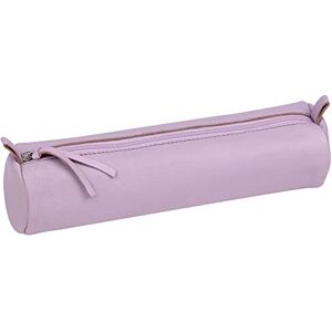 Clairefontaine 410149C rund skolväska i äkta läder Ø5,5 x 22 cm, lila färgad Clairefontaine 410149C rund skolväska i äkta läder Ø5,5 x 22 cm, lila färgad