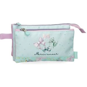 Enso Merci Amour Trippelfodral Grön 22 x 12 x 5 cm Polyester, Blå, Talla única, Trefaldigt fodral Enso Merci Amour Trippelfodral Grön 22 x 12 x 5 cm Polyester, Blå, Talla única, Trefaldigt fodral