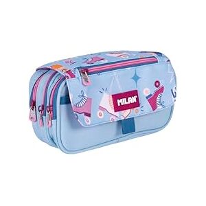 MILAN ® Pennfodral 4 dragkedjor med flik specialserie Roller 2 MILAN ® Pennfodral 4 dragkedjor med flik specialserie Roller 2