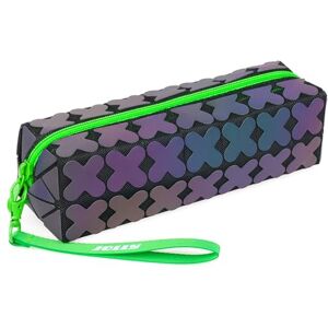 JOLLY Next generation skaka penna luminous grön, snyggt pennfodral med 3D-design, handrem och dragkedja, robust, praktisk, perfekt för skola och universitet JOLLY Next generation skaka penna luminous grön, snyggt pennfodral med 3D-design, handrem och dragkedja, robust, praktisk, perfekt för skola och universitet