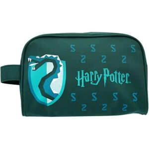 Harry Potter Serpentard reseväska kosmetika effektiv produkt, Färg: grön, Pennfodral Harry Potter Serpentard reseväska kosmetika effektiv produkt, Färg: grön, Pennfodral