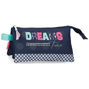 MOVOM Dreams Time Pennfodral, Trippelfodral, Blå, 22 x 12 x 5 cm, Polyester, Blå, Trippelfodral, blå, Trippelfodral MOVOM Dreams Time Pennfodral, Trippelfodral, Blå, 22 x 12 x 5 cm, Polyester, Blå, Trippelfodral, blå, Trippelfodral