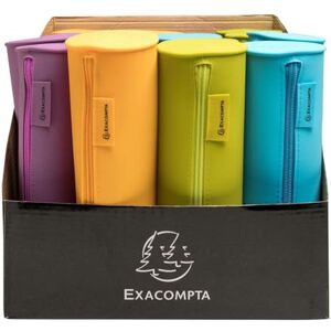 Exacompta Ref. 52390E kartong med 14 runda Pop'NCo fodral i silikon resisatant och tvättbart behagligt material sön 23 x 8 cm 4 färger: Cyan, lila, lime mango Exacompta Ref. 52390E kartong med 14 runda Pop'NCo fodral i silikon resisatant och tvättbart behagligt material sön 23 x 8 cm 4 färger: Cyan, lila, lime mango