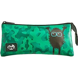 Tinc grönt tredelat fack pennfodral Tinc grönt tredelat fack pennfodral