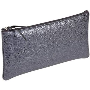 Clairefontaine – Ref 410014C – Céleste' platt pennfodral i läder – 22 x 11 cm, tillverkad av äkta lammskinn, metalldragkedja med läderdragare – blå Clairefontaine – Ref 410014C – Céleste' platt pennfodral i läder – 22 x 11 cm, tillverkad av äkta lammskinn, metalldragkedja med läderdragare – blå