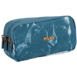 MILAN ® Pennfodral 3 blixtlås Lava-serien, blå MILAN ® Pennfodral 3 blixtlås Lava-serien, blå