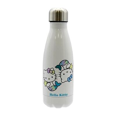 CYPBRANDS CyP Brands, Hello Kitty, Sanrio, flaska, vattenflaska, flaska, drickflaska, horoskop, fiskar, 550 ml, färg: vit, officiell produkt CYPBRANDS CyP Brands, Hello Kitty, Sanrio, flaska, vattenflaska, flaska, drickflaska, horoskop, fiskar, 550 ml, färg: vit, officiell produkt