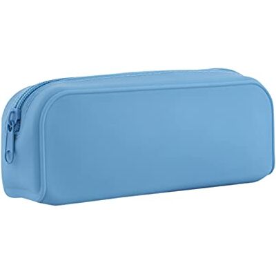 OFITURIA ® Silikonfodral med dragkedja Barnens skolväska med 1 fack 195x55x75 mm (Ljusblå) OFITURIA ® Silikonfodral med dragkedja Barnens skolväska med 1 fack 195x55x75 mm (Ljusblå)