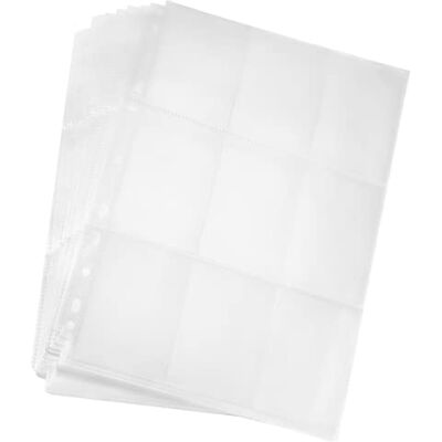 Carehabi – 540 fickor för samlarkort, 30 sidor per 18-fickor tom samlarpärm, dubbelsidiga kortfodral, 11 hål, transparent samlarkortstillbehör, 29 x 21 cm, transparent Carehabi – 540 fickor för samlarkort, 30 sidor per 18-fickor tom samlarpärm, dubbelsidiga kortfodral, 11 hål, transparent samlarkortstillbehör, 29 x 21 cm, transparent