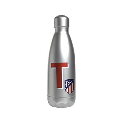 ATLETICO DE MADRID 1903 Atlético de Madrid vattenflaska i rostfritt stål, hermetisk förslutning, med röd bokstav T-design, 550 ml, metallisk färg, officiell produkt (CyP Brands) ATLETICO DE MADRID 1903 Atlético de Madrid vattenflaska i rostfritt stål, hermetisk förslutning, med röd bokstav T-design, 550 ml, metallisk färg, officiell produkt (CyP Brands)