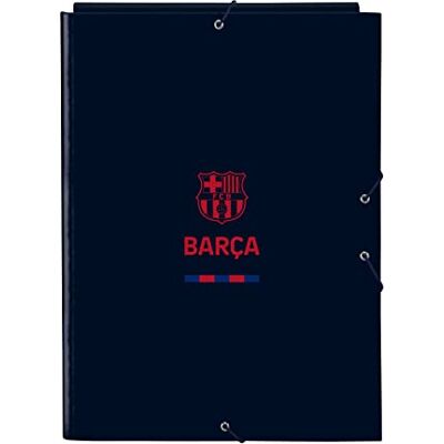 safta F.C. BARCELONA Corporate Folio mapp med 3 flikar, perfekt för barn i olika åldrar, bekväm och mångsidig, kvalitet och styrka, 26x36,5 cm, marinblå safta F.C. BARCELONA Corporate Folio mapp med 3 flikar, perfekt för barn i olika åldrar, bekväm och mångsidig, kvalitet och styrka, 26x36,5 cm, marinblå