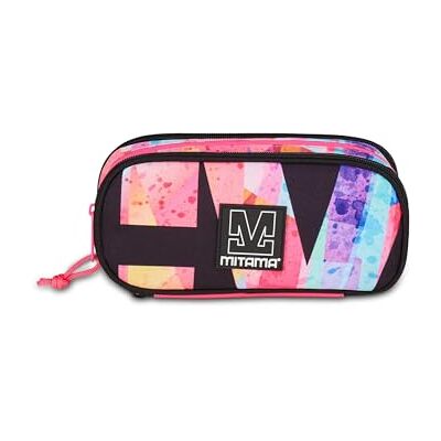 Mitama Skolväska med dragkedja, fuchsia, pennhållare i tre fack, komplett med brevtillbehör, ryggsäckstillbehör, mellan- och övre skola, pojkar och flickor, fuchsia, modern Mitama Skolväska med dragkedja, fuchsia, pennhållare i tre fack, komplett med brevtillbehör, ryggsäckstillbehör, mellan- och övre skola, pojkar och flickor, fuchsia, modern