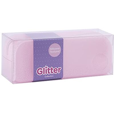 APLI 18950 Glitter silikonfodral Glitter Collection ROSA Pennfodral Skolfodral APLI 18950 Glitter silikonfodral Glitter Collection ROSA Pennfodral Skolfodral