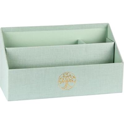 Clairefontaine 116238C Inspire, Porte-lettres, Toile du Marais, 25x10x14 cm Clairefontaine 116238C Inspire, Porte-lettres, Toile du Marais, 25x10x14 cm