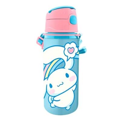 Kids Licensing – vattenflaska för pojkar och flickor – vattenflaska i aluminium med handtag och klickstängning, BPA-fri och giftfri, 600 ml, design Cinnamoroll Hello Kitty Kids Licensing – vattenflaska för pojkar och flickor – vattenflaska i aluminium med handtag och klickstängning, BPA-fri och giftfri, 600 ml, design Cinnamoroll Hello Kitty