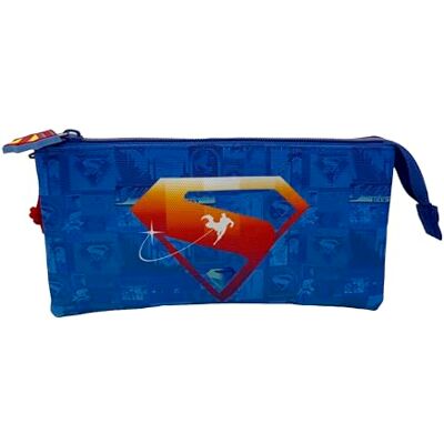 CYPBRANDS CyP Brands- Superman, fodral, fodral, skolmaterial, blå, officiell produkt, Blå, M CYPBRANDS CyP Brands- Superman, fodral, fodral, skolmaterial, blå, officiell produkt, Blå, M