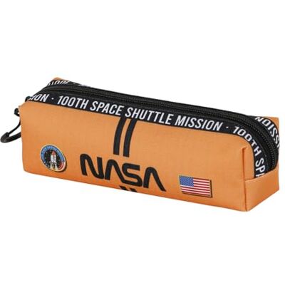 KARACTERMANIA NASA Lines- fyrkantigt pennfodral 2.2, orange, 22 x 9 cm, Orange, En storlek, 2.2 fyrkantiga pennfodral linjer KARACTERMANIA NASA Lines- fyrkantigt pennfodral 2.2, orange, 22 x 9 cm, Orange, En storlek, 2.2 fyrkantiga pennfodral linjer
