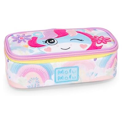 Franco Cosimo Panini MOFU MOFU Officiell Mofu Mofu skolväska, ovalt pennfodral för flickor, perfekt för kontorsmaterial, med avdelare inuti och elastiska öglor, praktisk dragkedja, 22 x 7,5 x 11 cm, lila, Lila, Vardaglig Franco Cosimo Panini MOFU MOFU Officiell Mofu Mofu skolväska, ovalt pennfodral för flickor, perfekt för kontorsmaterial, med avdelare inuti och elastiska öglor, praktisk dragkedja, 22 x 7,5 x 11 cm, lila, Lila, Vardaglig