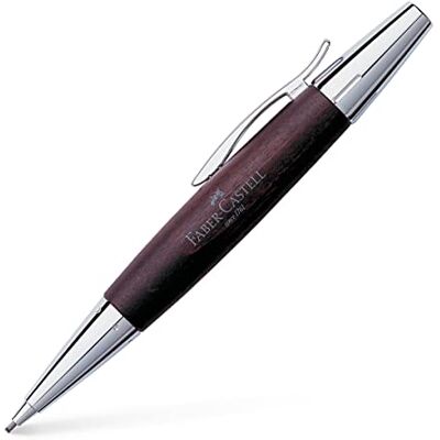 Faber-Castell F138381 E-Motion Pearwood och Chrome Twist Pencil Mörkbrun Faber-Castell F138381 E-Motion Pearwood och Chrome Twist Pencil Mörkbrun