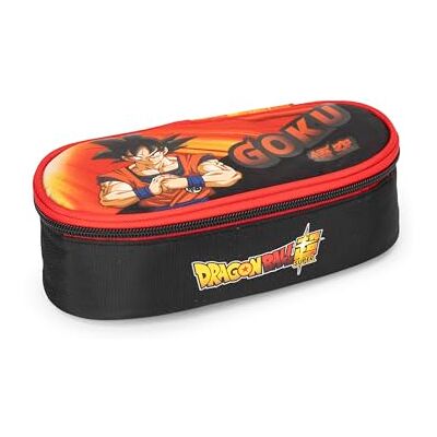 Franco Cosimo Panini DRAGON BALL SUPER Officiell Dragon Ball Oval skolväska, perfekt för förvaring av kontorsmaterial, med avdelare inuti med elastiska öglor och praktisk dragkedja, 22 x 7 h x 9,5 cm, Flerfärgad, dragon Franco Cosimo Panini DRAGON BALL SUPER Officiell Dragon Ball Oval skolväska, perfekt för förvaring av kontorsmaterial, med avdelare inuti med elastiska öglor och praktisk dragkedja, 22 x 7 h x 9,5 cm, Flerfärgad, dragon
