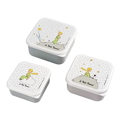 Le Petit Prince Set med 3 Lunchbox den lilla prinsen Le Petit Prince Set med 3 Lunchbox den lilla prinsen
