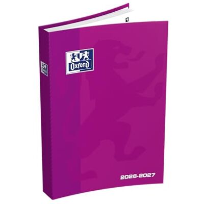 Oxford School Skolkalender 2020–2021, 1 dag per sida, 352 sidor, 15 x 21 cm, lila Oxford School Skolkalender 2020–2021, 1 dag per sida, 352 sidor, 15 x 21 cm, lila