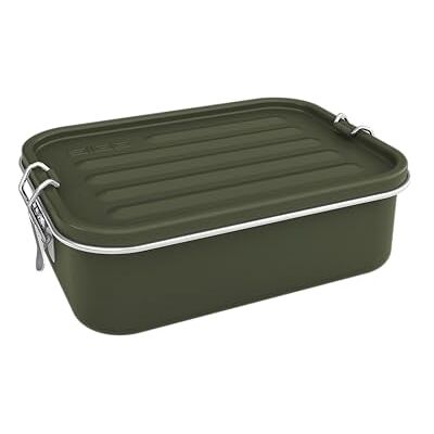 Sigg Ädelstenslåda grön matlåda, läckagesäker matlåda för kontor, skola och utomhus, brödlåda av högkvalitativt 18/8 rostfritt stål för resor Sigg Ädelstenslåda grön matlåda, läckagesäker matlåda för kontor, skola och utomhus, brödlåda av högkvalitativt 18/8 rostfritt stål för resor