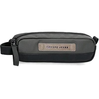 Pepe Jeans Truxton Pennfodral, grå, 19 x 5 x 3,5 cm, bomull, polyester och PU, flerfärgat (flerfärgat), única, fodral, Flerfärgad (flerfärgad), única, Etui Pepe Jeans Truxton Pennfodral, grå, 19 x 5 x 3,5 cm, bomull, polyester och PU, flerfärgat (flerfärgat), única, fodral, Flerfärgad (flerfärgad), única, Etui