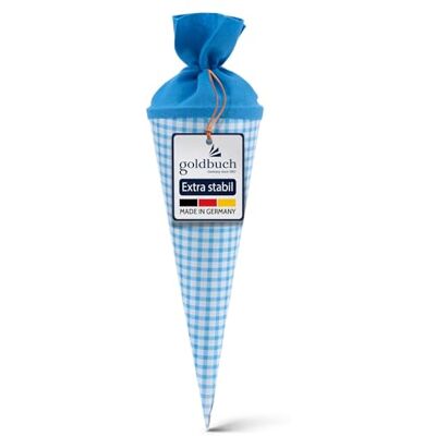 goldbuch 93 013 – presentpåse 35 cm lekker olika rutig blå, pojkar och flickor skolväska, lackkartong syskonpåse med filtlock, sockerpåse för inskolning och skolstart, ca 35 x 11,5 cm goldbuch 93 013 – presentpåse 35 cm lekker olika rutig blå, pojkar och flickor skolväska, lackkartong syskonpåse med filtlock, sockerpåse för inskolning och skolstart, ca 35 x 11,5 cm