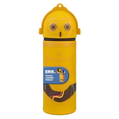 Grupo Erik School Pencil Case C-3PO Star Wars Gifts Expandable Pencil Cases, Back To School Supplies, Office Stationery Supplies Star Wars Stationery Grupo Erik School Pencil Case C-3PO Star Wars Gifts Expandable Pencil Cases, Back To School Supplies, Office Stationery Supplies Star Wars Stationery
