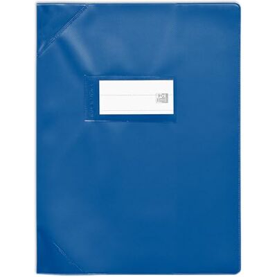 Oxford 25 anteckningsboksskydd 17 x 22 cm stark linje PVC ogenomskinlig 15/100:e blå Oxford 25 anteckningsboksskydd 17 x 22 cm stark linje PVC ogenomskinlig 15/100:e blå
