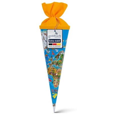 goldbuch 93070 syskonskolväska med världskarta motiv, sockerpåse 35 cm, skolpåse av lackkartong, presentförpackning för många tillfällen, syskonpåse för skolning goldbuch 93070 syskonskolväska med världskarta motiv, sockerpåse 35 cm, skolpåse av lackkartong, presentförpackning för många tillfällen, syskonpåse för skolning