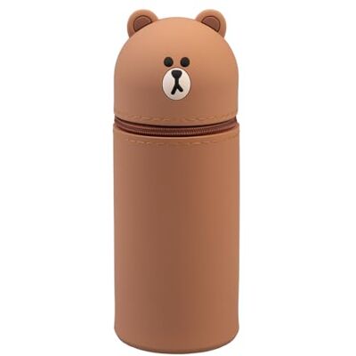 Grupo Erik School Pencil Case Line Friends Brown Expandable Pencil Cases, Back To School Supplies, Office Stationery Supplies Kawaii Stationery Grupo Erik School Pencil Case Line Friends Brown Expandable Pencil Cases, Back To School Supplies, Office Stationery Supplies Kawaii Stationery