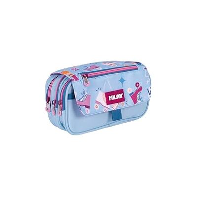 MILAN ® Pennfodral 4 dragkedjor med flik specialserie Roller 2 MILAN ® Pennfodral 4 dragkedjor med flik specialserie Roller 2
