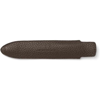 Graf von Faber-Castell 118746 pennfodral för 1 skrivinstrument, kashmir, mörkbrun Graf von Faber-Castell 118746 pennfodral för 1 skrivinstrument, kashmir, mörkbrun