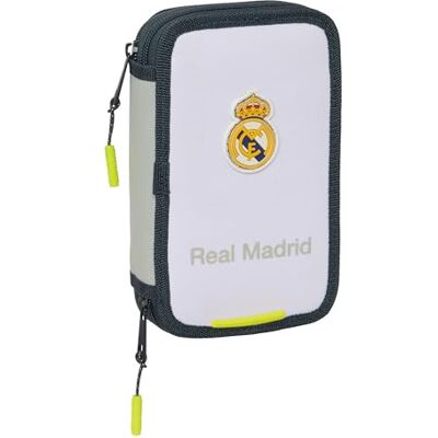 safta REAL MADRID UTRUSTNING 25/26 Skolväska för barn, Färgfodral, med 29 medföljande verktyg, perfekt för barn i åldrarna 5 till 14 år, bekvämt och mångsidigt, kvalitet och styrka, 12,5 x 4 x 19,5 safta REAL MADRID UTRUSTNING 25/26 Skolväska för barn, Färgfodral, med 29 medföljande verktyg, perfekt för barn i åldrarna 5 till 14 år, bekvämt och mångsidigt, kvalitet och styrka, 12,5 x 4 x 19,5