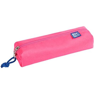Oxford , Favorit Medium rund pennfodral, 1 fack med dragkedja, 7P x 21 l x H4 cm, neonrosa Oxford , Favorit Medium rund pennfodral, 1 fack med dragkedja, 7P x 21 l x H4 cm, neonrosa