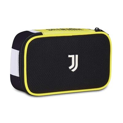 Seven Juventus Quickcase för skola, svart, pennhållare, komplett med pennor, pennor, färger, grundskola och mellanstadium, barn, fotboll, Svart, Modern Seven Juventus Quickcase för skola, svart, pennhållare, komplett med pennor, pennor, färger, grundskola och mellanstadium, barn, fotboll, Svart, Modern