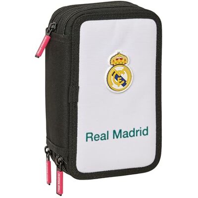 safta REAL MADRID UTRUSTNING 26/27 Skolväska med 37 medföljande hjälpmedel, barnfodral, barnfodral, perfekt för barn i åldrarna 5 till 14 år, bekvämt och mångsidigt, kvalitet och styrka, 12,5 x 5,5 x 19,5 safta REAL MADRID UTRUSTNING 26/27 Skolväska med 37 medföljande hjälpmedel, barnfodral, barnfodral, perfekt för barn i åldrarna 5 till 14 år, bekvämt och mångsidigt, kvalitet och styrka, 12,5 x 5,5 x 19,5