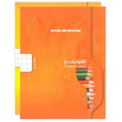 Calligraphe Clairefontaine 552Cpack En uppsättning med 25 anteckningsböcker (ett märke på 17 x 22 cm 16 sidor rutor 10/10 90 g återvunna kortomslag slumpmässiga blandade färger Calligraphe Clairefontaine 552Cpack En uppsättning med 25 anteckningsböcker (ett märke på 17 x 22 cm 16 sidor rutor 10/10 90 g återvunna kortomslag slumpmässiga blandade färger