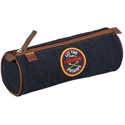 QUO VADIS Skolväska Rund Louise & Arthur Flerfärgad 8 x 23 x 8 cm canvas (polyester) 1 fack QUO VADIS Skolväska Rund Louise & Arthur Flerfärgad 8 x 23 x 8 cm canvas (polyester) 1 fack