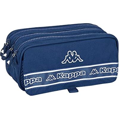 safta KAPPA Triple Big Portatodo Barnfall, Barnfall, Perfekt för barn i skolåldern, bekväm och mångsidig, kvalitet och styrka, 21,5x8x10 cm, Marinblå, Marinblå, Estándar, tillfällig safta KAPPA Triple Big Portatodo Barnfall, Barnfall, Perfekt för barn i skolåldern, bekväm och mångsidig, kvalitet och styrka, 21,5x8x10 cm, Marinblå, Marinblå, Estándar, tillfällig